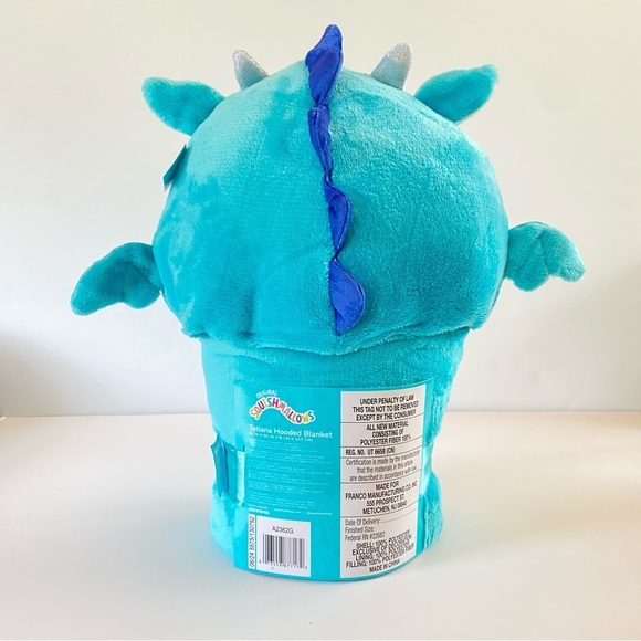 Tatiana Dragon Squishmallows Hooded Throw - Picture 5 of 10